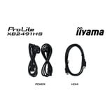 iiyama ProLite XB2491HS-B1 23.8" Moniteur  Noir, 120 Hz, HDMI, DisplayPort, Audio