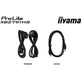 iiyama ProLite XB2791HS-B1 27" Moniteur  Noir (Mat), 68,6 cm (27"), 1920 x 1080 pixels, Full HD, LED, Noir