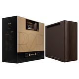 ASUS ProArt PA602 Wood Edition - Metal Panel boîtier big tower Bois | 4x USB-A | 1x USB-C