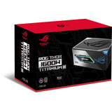 ASUS ROG -THOR-1600T3-GAMING unité d'alimentation d'énergie 20+4 pin ATX ATX Gris alimentation modulaire 1600 watt Noir, 2x 12V-2x6, 4x PCIe, 1600 W, 100 - 240 V, Actif, 125 W, 1600 W, 125 W