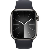 Apple Series 9, Smartwatch Graphite/bleu foncé