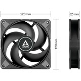 Arctic P12 Max, Ventilateur de boîtier Noir