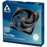 Arctic P12 Max, Ventilateur de boîtier Noir