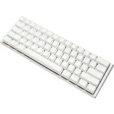 Ducky One 3 Mini RGB clavier gaming mécanique Blanc, Layout BE (AZERTY), Cherry MX RGB Speed Silver, 60%