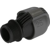GARDENA Raccordement 25 mm x 1" filetage extérieur, Connecteur Noir/gris, 2763-20
