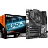 GIGABYTE AORUS B550 EAGLE Carte mère - Processeurs AMD Ryzen série 5000 G, VRM 10+3+1 phases, jusqu'à 3200 MHz DDR4, 1xPCIe 4.0 + 1xPCIe 3.0 M.2, LAN 1GbE, USB 3.2 Gen 2 carte mère socket AM4 VRM 10+3+1 phases, jusqu'à 3200 MHz DDR4, 1xPCIe 4.0 + 1xPCIe 3.0 M.2, LAN 1GbE, USB 3.2 Gen 2, AMD, Emplacement AM4, AMD Ryzen 3000 Series, AMD Ryzen 4000 Series, AMD Ryzen 5000 Series, Emplacement AM4, DDR4-SDRAM, 128 Go