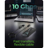 ICY BOX IB-1805ML-CU31 M.2, Boîtier disque dur Noir