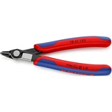 KNIPEX Super Knips électronique 78 41 125, Pinces électroniques Rouge/Bleu