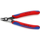 KNIPEX Super Knips électronique 78 41 125, Pinces électroniques Rouge/Bleu
