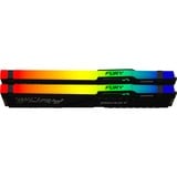 Kingston FURY 32 Go DDR5-5200 Kit, Mémoire vive Noir, KF552C36BBEAK2-32, Beast RGB, XMP, EXPO