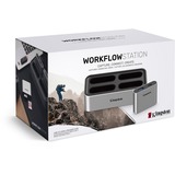 Kingston Workflow Station, Station d'accueil Gris brillant, USB 3.2 Gen 2