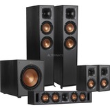 Klipsch Reference comboset 2x R-625FA + R-41-M + R-34C + R-100SW, Haut-parleur Noir, Dolby Atmos