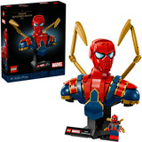 LEGO Marvel - Buste Iron Spider-Man, Jouets de construction 76326