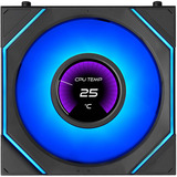 Lian Li UNI FAN SL-INF LCD FLEX 120 ventilateurs de boîtier RGB  Noir, 3 pièces, 120 x 124 x 28 mm, PWM, contrôleur inclus