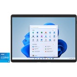 Microsoft Surface Pro 8 256 Go 33 cm (13") Intel® Core™ i5 8 Go Wi-Fi 6 (802.11ax) Windows 10 Pro Platine, Tablette Argent, 33 cm (13"), 2880 x 1920 pixels, 256 Go, 8 Go, Windows 10 Pro, Platine