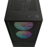 NZXT H5 Flow RGB boîtier midi tower Noir (Mat) | 1x USB-A | 1x USB-C | RGB | Window