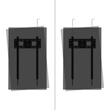 Neomounts WL30-750BL18P support mural pour portrait plat, Montage Noir