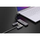 Sitecom USB-A vers 4x USB-A Hub, Hub USB Gris