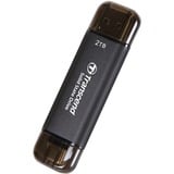 Transcend ESD310 Portable 2 To SSD externe Noir, USB-A 3.2 (10 Gbit/s) | USB-C 3.2 (10 Gbit/s)