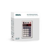 8BitDo Retro 18 Mechanical Numpad - N Edition, Pavé numérique Gris/Rouge, Kaih Box White switch V2, Dye-sub PST keycaps, USB / 2,4 GHz / Bluetooth
