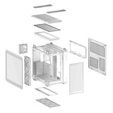 ASUS  boîtier midi tower Blanc | 3x USB-A | 1x USB-C | Window