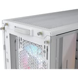 Corsair FRAME 4000D LCD RS ARGB Premium boîtier midi tower Blanc | 3x USB-C | RGB | Verre Trempé