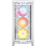 Corsair FRAME 4000D LCD RS ARGB Premium boîtier midi tower Blanc | 3x USB-C | RGB | Verre Trempé