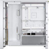 Corsair FRAME 4000D LCD RS ARGB Premium boîtier midi tower Blanc | 3x USB-C | RGB | Verre Trempé