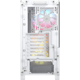 Corsair FRAME 4000D LCD RS ARGB Premium boîtier midi tower Blanc | 3x USB-C | RGB | Verre Trempé