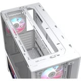 Corsair FRAME 4000D LCD RS ARGB boîtier midi tower Blanc | 3x USB-C | RGB | Verre Trempé