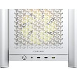 Corsair FRAME 4000D LCD RS ARGB boîtier midi tower Blanc | 3x USB-C | RGB | Verre Trempé