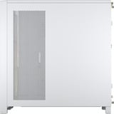 Corsair FRAME 4000D LCD RS ARGB boîtier midi tower Blanc | 3x USB-C | RGB | Verre Trempé