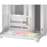 Corsair  boîtier midi tower Blanc | 3x USB-C | RGB | Verre Trempé
