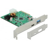 DeLOCK Carte PCI Express x4 vers 1 x fente SFP+ 10 Gigabit LAN, Contrôleur USB PCIe, PCIe, SFP+, Profil bas, PCIe 3.0, Gris, PC