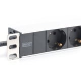 Digitus Bloc d'alimentation à 8 prises DN-95401 Noir/en aluminium, 8x prises
