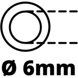 Einhell 41.327.41 4 m Noir, Métallique, Rouge, Outil souffleur Noir, Métallique, Rouge, 4 m, 900 g