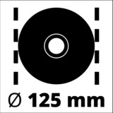 Einhell TE-AG 125/750 Kit meuleuse d'angle 12,5 cm 11000 tr/min 750 W 2,1 kg Rouge/Noir, 11000 tr/min, 12,5 cm, Secteur, 2,1 kg