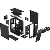Fractal Design Meshify 2 Compact boîtier midi tower Noir | 2x USB-A | 1x USB-C | Verre Trempé
