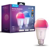Govee RGBWW Smart LED Bulb E27 (800lm) (2-pack), Lampe à LED Bluetooth, WiFi 2.4GHz, 2 pieces