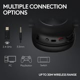 Logitech PRO X 2 LIGHTSPEED Wireless casque gaming over-ear Blanc, PC, PlayStation 5, PlayStation 4, Nintendo Switch