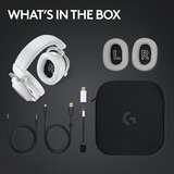 Logitech PRO X 2 LIGHTSPEED Wireless casque gaming over-ear Blanc, PC, PlayStation 5, PlayStation 4, Nintendo Switch
