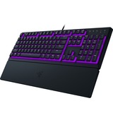 Razer Clavier de jeu à profil bas Ornata V3 X, clavier gaming Noir, Layout États-Unis, Membrane, LED RGB, keycaps en ABS