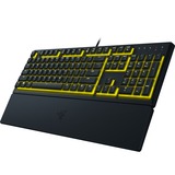 Razer Clavier de jeu à profil bas Ornata V3 X, clavier gaming Noir, Layout États-Unis, Membrane, LED RGB, keycaps en ABS