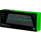 Razer Ornata V3 X Low Profile, clavier gaming Noir, Layout États-Unis, Membrane