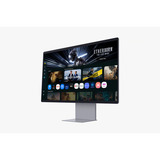 SAMSUNG S32FM902SU 32" 4K UHD Moniteur  Argent, 165 Hz, HDMI, Display Port, USB-C, Wi-Fi, Audio, Camera, AMD Free-Sync