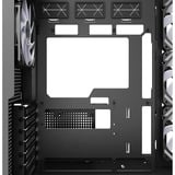 Sharkoon Steel Shark boîtier midi tower Noir | 2x USB-A | 1x USB-C | RGB | Verre Trempé