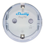 Shelly Plug PM Gen3, Multiprise Blanc, Wi-Fi, Bluetooth, mesure d'énergie