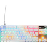 SteelSeries Apex Pro Gen 3 TKL, clavier gaming Blanc, Layout FR, SteelSeries OmniPoint 3.0, LED RGB, TKL