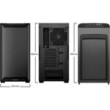 be quiet! PURE BASE 501 Airflow boîtier midi tower Noir | 2x USB-A | 1x USB-C