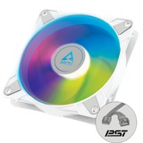 ARCTIC P12 PWM PST A-RGB, Ventilateur de boîtier Blanc, 1 pièce, connecteur de ventilateur PWM à 4 broches